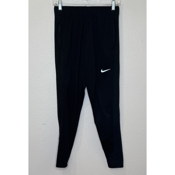 Nike THERMA-FIT Running Pants Women's Size XS Black Pull On Jogger Zip Pockets - Picture 1 of 8
